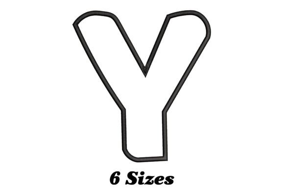 Alphabet Letter Y Outline