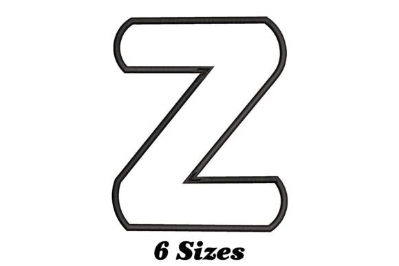 Alphabet Letter Z Outline