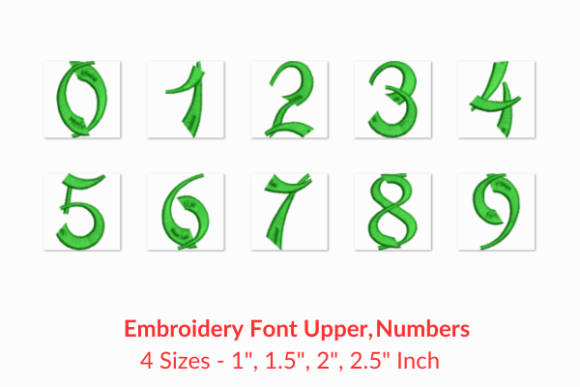 Mandarin Fonts Embroidery Design