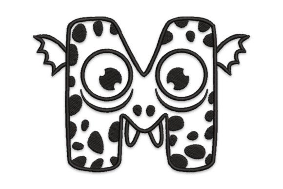 Monster Alphabet Letter M