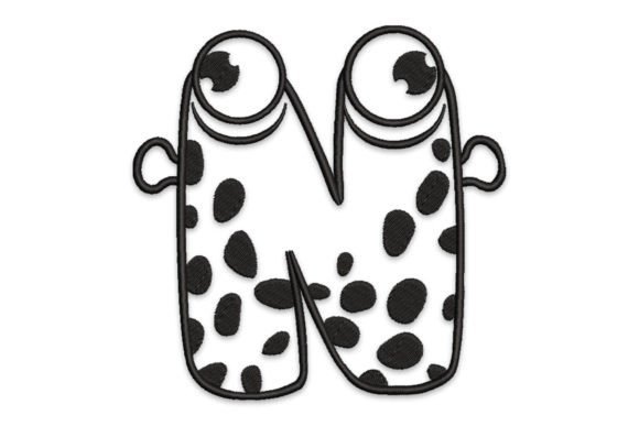 Monster Alphabet Letter N: Whimsical Charm for Handmade Gifts