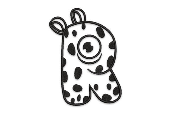 Monster Alphabet Letter R