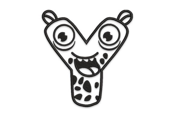 Monster Alphabet Letter Y