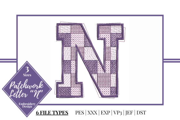 Patchwork Letter N