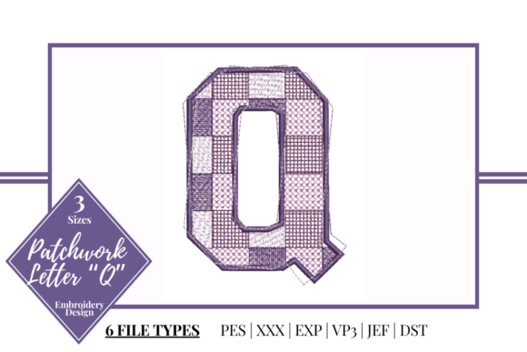 Patchwork Letter Q
