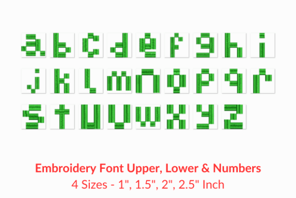 Pixopedia Font: A Thoughtful Embroidery Choice for Personalized Gifts