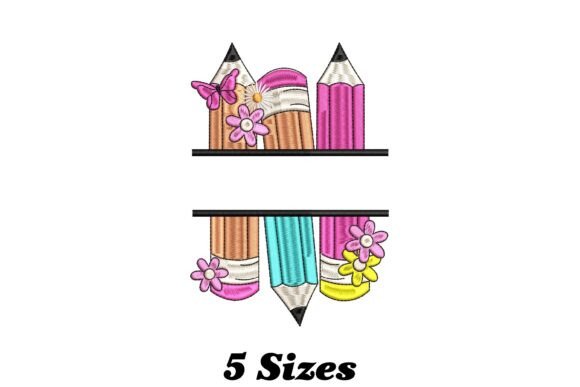 Teacher Pencil: A Whimsical Stitch for Boutique Sweatshirts
